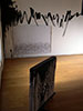 Vue in situ Exposition Yi Zhou - Dreamscape / 25 mai  29 juin 2005 / Galerie Jérôme de Noirmont.