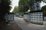 Vues In situ dans l´exposition Brigitte Nahon - LE PASSAGE<br />
dans le cadre des Champs de la Sculptures II, Champs Elysées, Paris